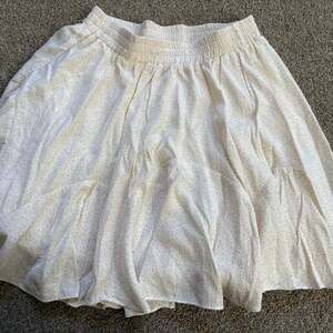 Sadie & Sage Positivity Ruffle Hem Mini Skirt polka dots